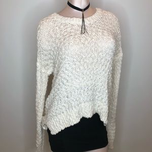 Urban Outfitters Chic white knitted sweater
